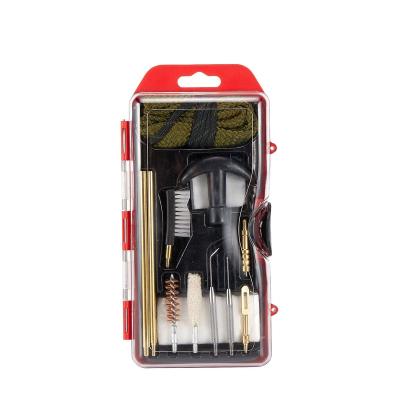 China Outdoor Hunting CS Training .357 Caliber Brush Set Multipurpose Cleaning snake Tool Box Cord Brush Copper Brush Set for sale