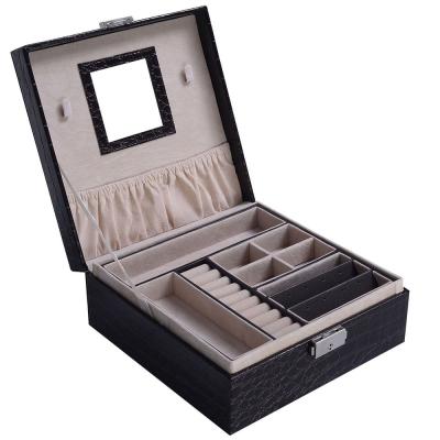 China 2019 Eco - Friendly Packaging Jewelry Boxes Customized Style Luxury Lacquer Wood Jewelry Box for sale