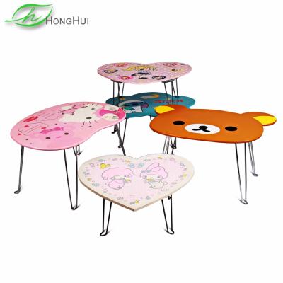 China Cute Laptop Desk Cartoon Shape Portable Folding Laptop Table On Bed for sale