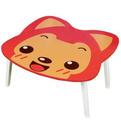 China Cute Laptop Desk Wood Cartoon Portable Folding Laptop Table On Bed for sale