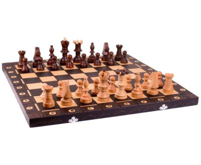 China Custom Chess Education Wooden Chess Board Eco - Friendly Chess Sets for sale