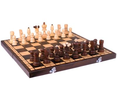 China International Eco-friendly Portable Folding Antique Luxury Wooden Chess Set Chess Game Set for sale