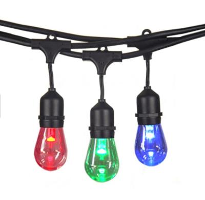 China Luz de Fada de Cordel de Borracha de Cobre Multicolor LED RGB à venda