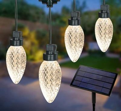 China 220v Outdoor Lighting Festoon Globe Lamp Garland B22 E27 Socket String Light for sale