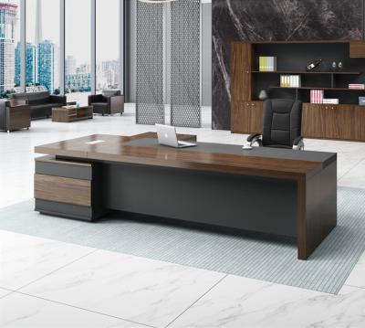 China 2019 Eco-friendly New Boss Office Furniture Modern Design Luxury Executive Office Manager Desk for sale