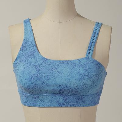 China High Quality Custom Made Yoga Breathable Logo Sports Bra Hollow Irregular Exercise Yoga Tops Sports Bra Backless for sale