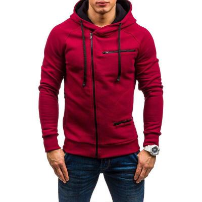 China Fashion Brand Men's Breathable Hoodies 2021 Autumn Male Casual Zipper Solid Color Hoodies Spring Sweatshirts for sale