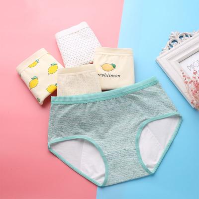 China Antibacterial Menstrual Underwear Leak Proof Cotton Panties Women Physiological Briefs M L XL for sale