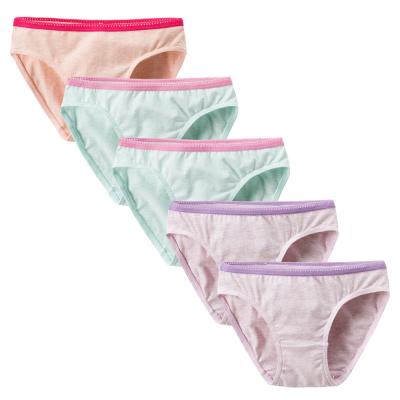 China 5Pcs Children's Panties 1-12Years Old Cotton Student Antibacterial Big Underwear Teenage Puberty Sports Briefs for sale