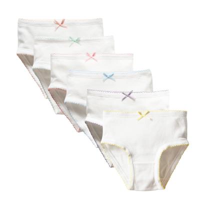 China 6Pcs/Lot Children's Panties 2-10Years Old Cotton Student Antibacterial Big Screw Net Underwear Teenage Puberty Sports Briefs for sale