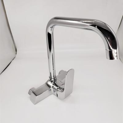 China Hot And Cold Zinc Kitchen Faucet Wall Mounted Kitchen Faucets Building Materials Metered Hot Selling Kitchen Faucet for sale