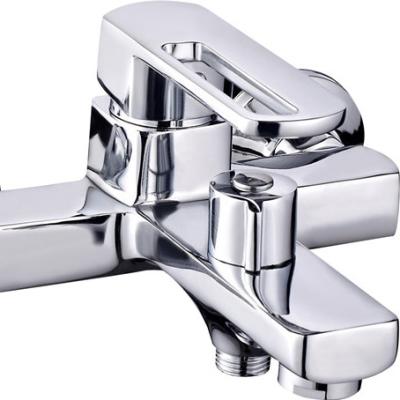 China Hot Sale Zinc Cheap Economical Single Handle Bathroom Faucets Wall Mounted Mixer Tap Mixer Tap Wall Mounted Metered Square Model for sale