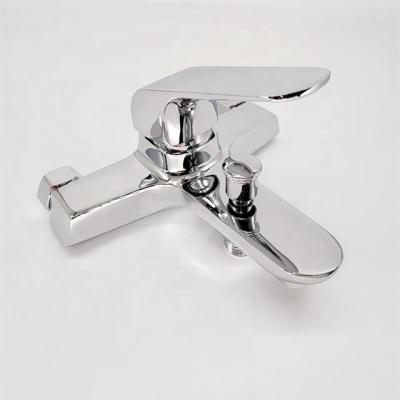 China China Cheap Bathroom Faucets Zinc Single Handle Metered Wall Mounted Mixer Bath Faucet for sale