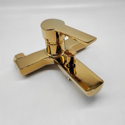 China Hot Sales High Quality Cheap Sanitary Ware Zinc Bathtub Single Handle Metered Faucet Mixer Taps for sale