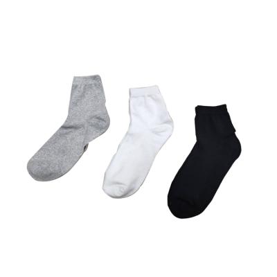 China China Manufacture Breathable Professional White Knit Fabrc Running Athletic Socks for sale