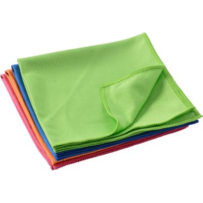 China Wholesale Customized Viable Soft Lint Free Car Towel Microfiber Glass Cleaning Cloth for sale