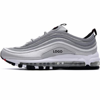 China AM 97 Anti-Slip Basketball Style Shoes Designer Walking Sneakers Custom Made For Women Mens Other Fashionable Canvas Air Shoes Mens Sports Shoes for sale