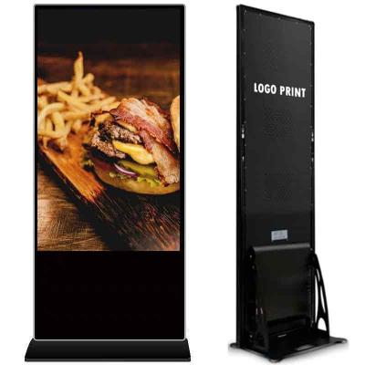 China Intelligent Split Screen larger image Add to Compare Share Floor Standing Vertical Interactive Digital Signage Display Totem 65/75/85 Inch for sale