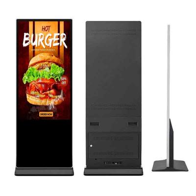 China Intelligent Split Screen 43 49 55 65 inch LCD Digital Signage and displays HD Poster lcd kiosk 4k indoor advertising player HD touch screen kiosk for sale