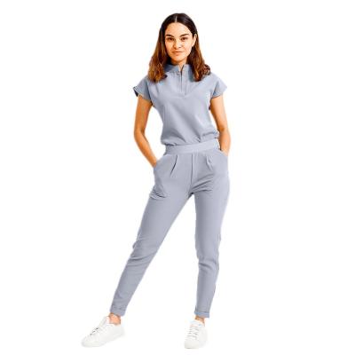 China Hospital Customized Design Hospital Uniforms Women Joggers Set Medico Scrubs Uniforms Shorts / Long Sleeve Medical Scrubs Uniforms for sale