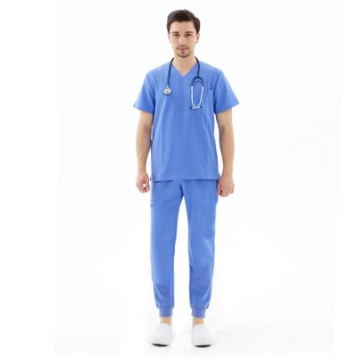 China Reusable Wholesale Cheap Fashionable Nurse Scrubs Set Hospital Uniform For Woman Tops for sale