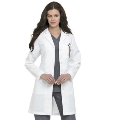 China Hospital Customized USA Women White Lab Coat Hospital Uniforms Doctor Lab Coat for sale