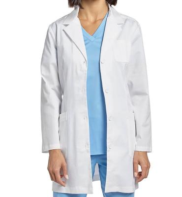 China Hospital Good Quality Lab Coat Waterproof White Lab Coat Custom Made Lab Coat for sale