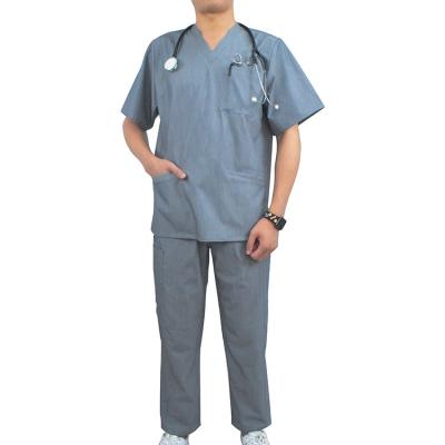 China Eco-friendly Hospital Cotton Poly Hospital Wear Nurses Uniforms Medical Sets Turkey For Nurses And Doctors for sale