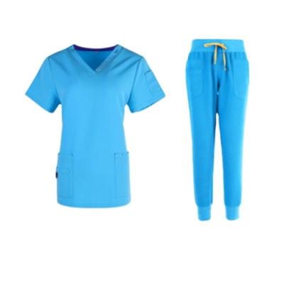 China Hospital Factory Supply Hospital Medical Nursing Scrubs Uniforms Men Women Nursing Scrubs Set for sale