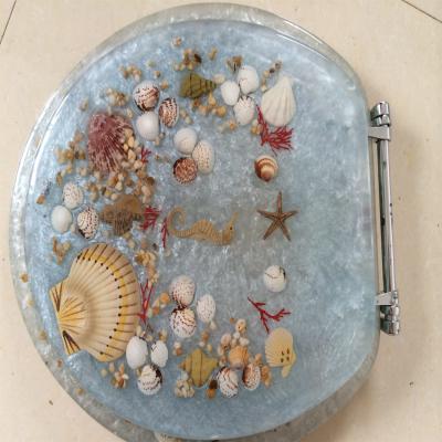 China ROUND polyresin toilet seat,Elongated toilet seat,colorful transparent resin toilet seat for sale