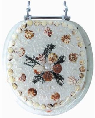 China ROUND polyresin toilet seat,sea,Urea sanitary ware，WC seat cover,design toilet seat for sale