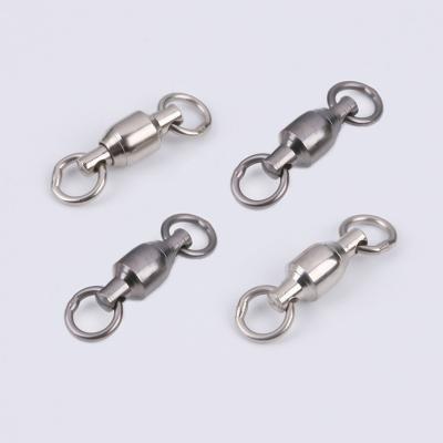 China All Fishing Tackle Accessories Stainless Steel Large Size Fishing Swivels Line Hook Connector For Huge Fish Fly Tying Crawler for sale