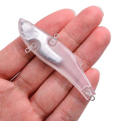 China ABS VIB 7cm 16.5 Gram Lure Blanks Plastic Fishing Tackle Unpainted Blank Fishing Lures Unpainted for sale