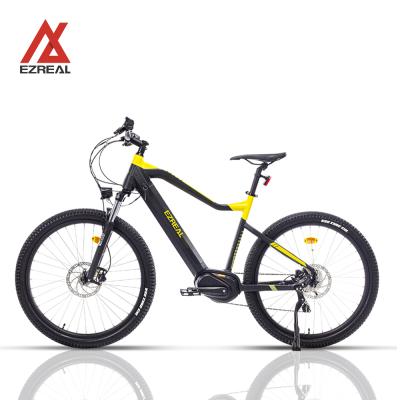 China EZREAL Retro Standard Cheap Electric Bicycle Mountain Bike With M400 48V 250w Bafang M400 Mid Motor for sale