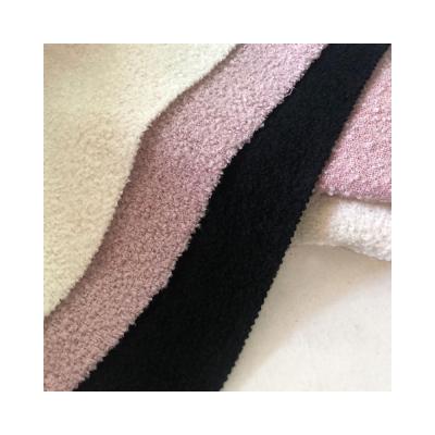 China Sustainable New Style Polyester Material Wool Contact Circle Wool Fleece Loop Fabric for sale