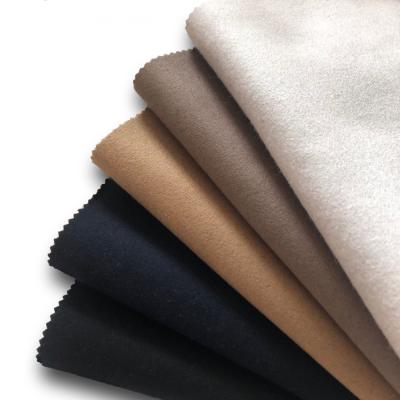 China Viable Wholesale High Soft Feel Wool Factory Double Sided Brushed Wool Fabric 80% Woolen Wool Fabric for sale