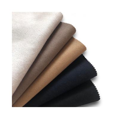 China Viable Factory Wholesale Colorful Wool Blend Cotton Polyester Twill Woven Fabric for sale