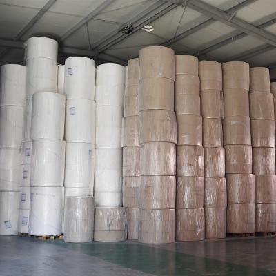 China Virgin Wood Pulp Wood Pulp Cloth 330mm 18gsm 1ply 1150mm Towel Jumbo Jumbo Roll Mother Roll Parent Spool Roll for sale