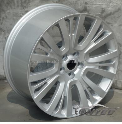 China Aluminum Silver Color 21*9.5j 5X120 Offset Casting 49mm72.6 / Alloy SUV Car Wheel Forged Aluminum Rim In Stock for sale