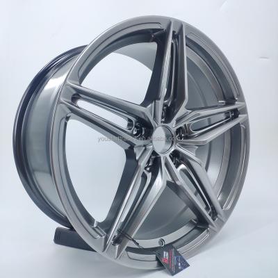 China Automobile Modification 18 Holes 112/114.3/100 Inch 5 Holes High Quality Colorful Alloy Wheels Car Rims In Stock Hot Sale In USA for sale