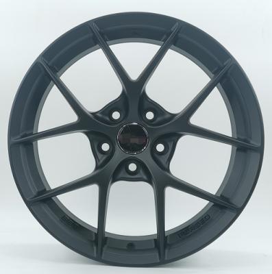 China Auto Modification Gary Original Design 17 Hole 112/100/114.3 Inch 7.5j 4-5 Alloy Wheel Black Car Edges In Stock For Warranty 3 Years for sale