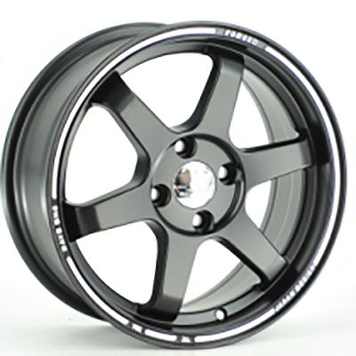 China Japan style aluminum racing car modify passenger car wheels 15 inch 4 holes 100mm alloy car rims in stock for 3 years for sale