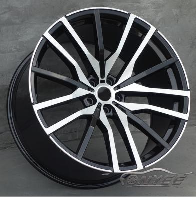 China Factory Price Aluminum All Size 5X112 5X120 Customized Color Design Black T6061 Machine Forged Car Wheel Rims For 318i 328i F60 318 328 for sale