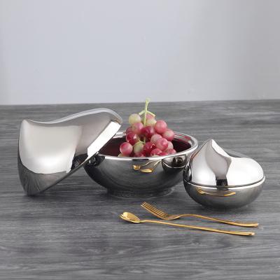 China Art Deco Creative Water Drop Type Ceramic Fruit Tray Home Decoration Ornaments Dry Tray for sale