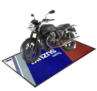 China Formaldehyde Free Mat Garage Floor Motorcycle Mat Non-Slip Water Wash Mat for sale