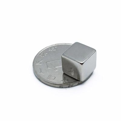 China Industrial Square Magnet 10x10x10mm Neodymium Magnet Block Form NdFeb Magnet N42 Grade for sale