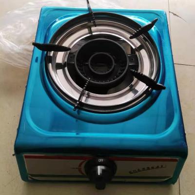 China Outdoor manual ignition type best single burner gas cooktop best gas cooktop downdraft for sale for sale