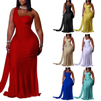 China Breathable Plus Size Ladies Evening Dresses Party Wear With High Quality for sale