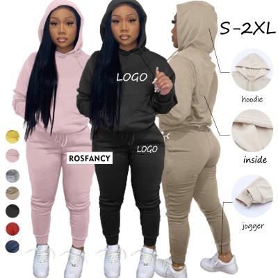 China Breathable 2022 Winter Clothes Women Jogging Suits 2 Piece Pants Sets Autumn Outfits Sweatpants Hoodie Two Piece Set for sale