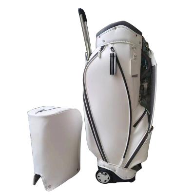 China Custom Customized Golf Bags High Quality Durable Logo PU Waterproof Golf Stand Bag For Men for sale